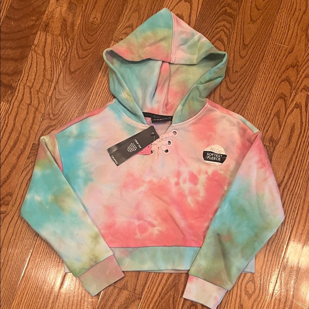 ZELOS Pastel Tie-Dye Hoodie